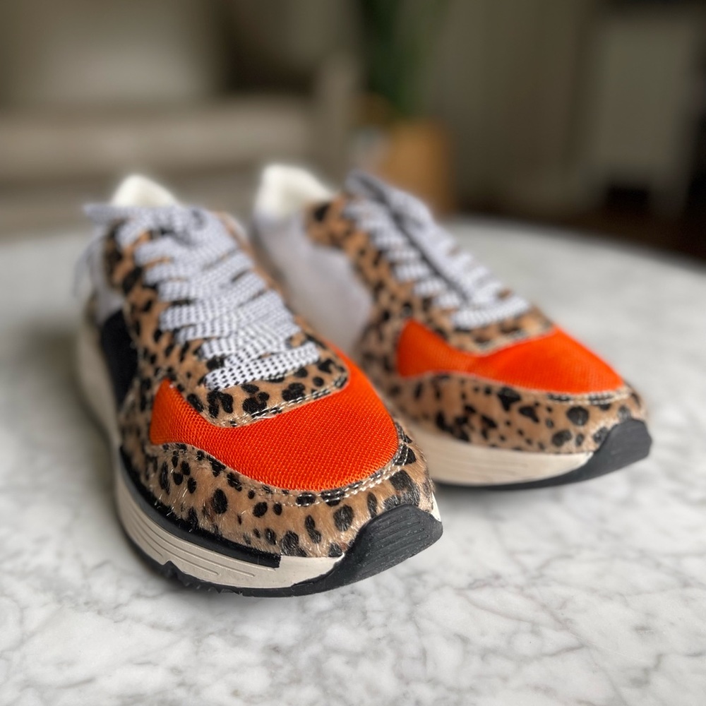 Brand New! Spice Leopard Running Sole Sneaker 7.5W